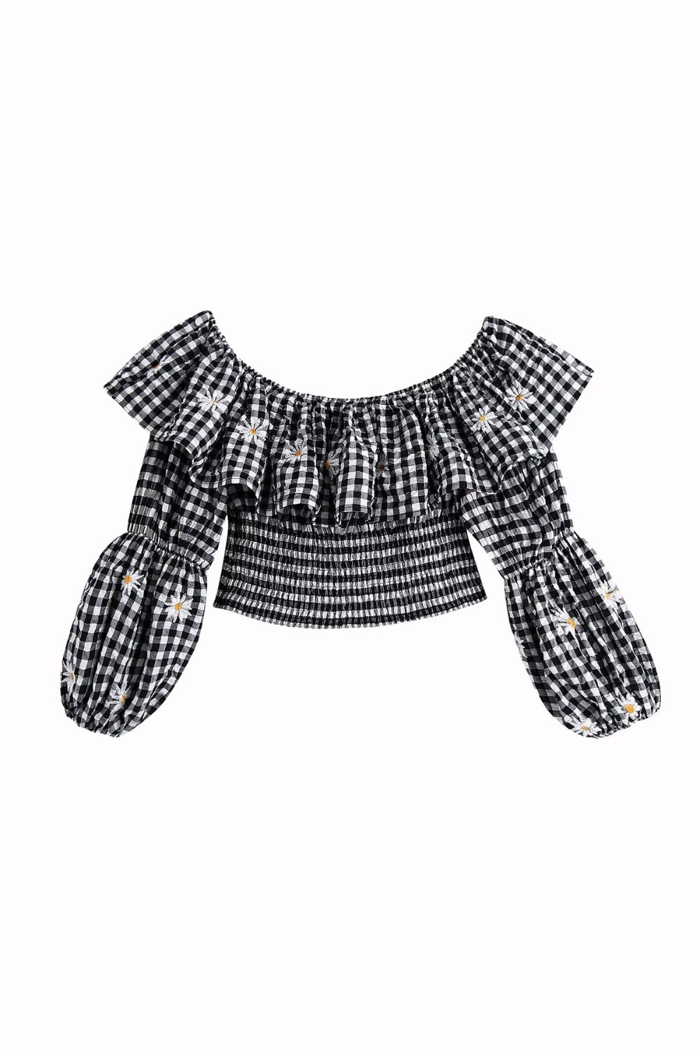 Gingham Crop Top #160136 sold by Goodnight Macaroon product image thumbnail 2