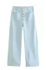 'Barbara' High-Waist Wide-Leg Cropped Jeans (3 Colors) sold by Goodnight Macaroon
