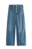 'Barbara' High-Waist Wide-Leg Cropped Jeans (3 Colors) sold by Goodnight Macaroon