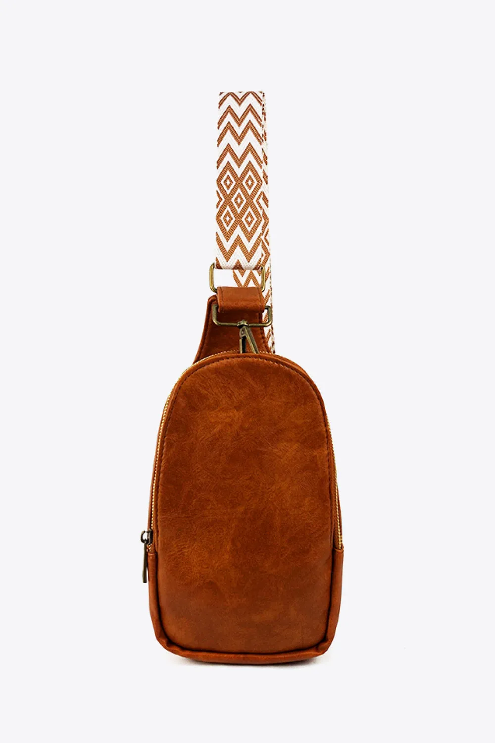 Adjustable Strap PU Leather Sling Bag sold by Goodnight Macaroon product image thumbnail 3