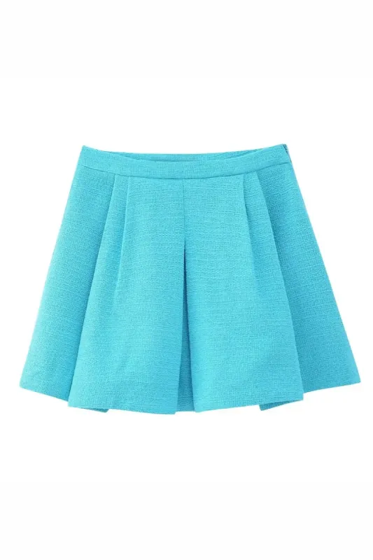 'Aurora' Tweed Short Skirt sold by Goodnight Macaroon