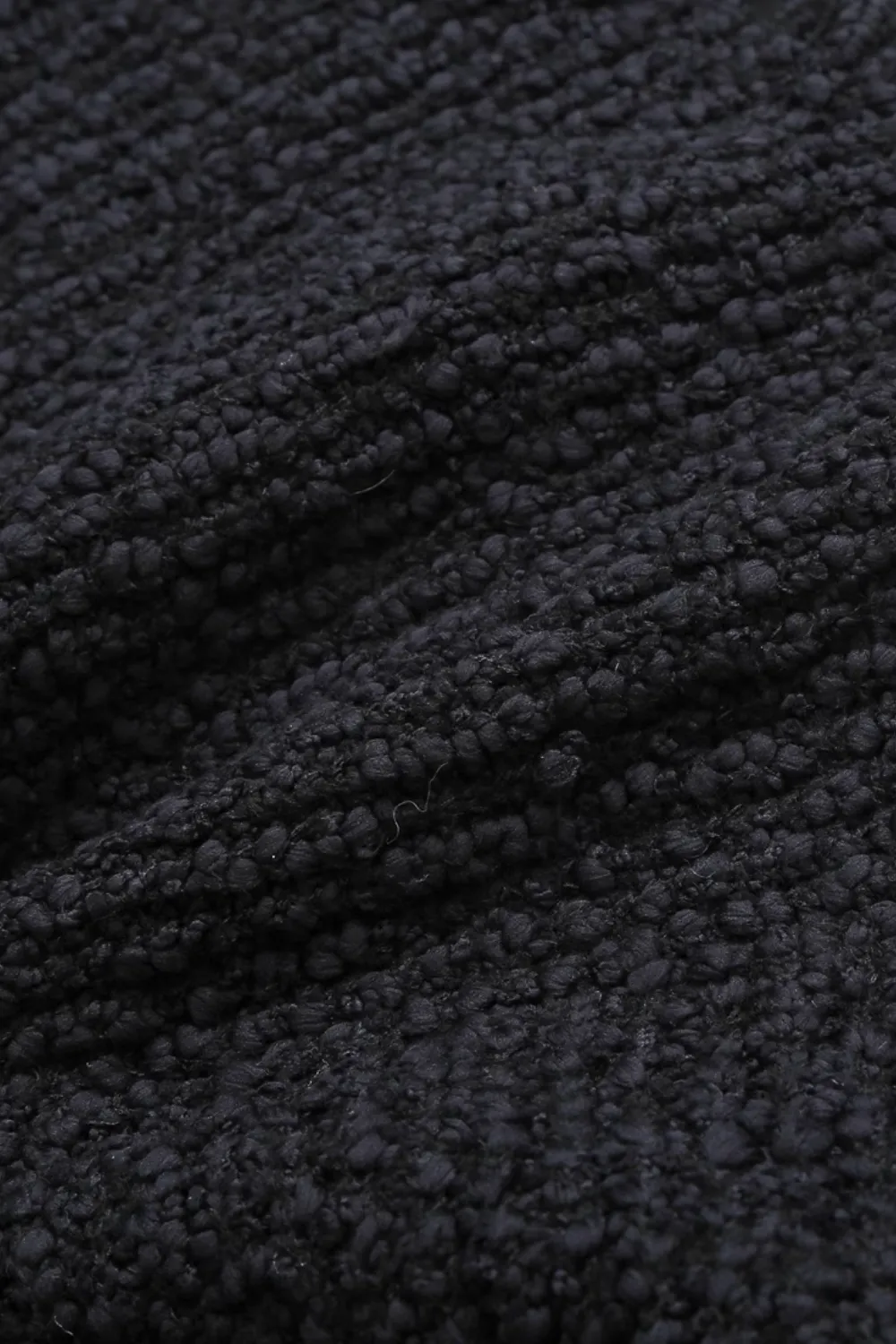 'Katherine' Boatneck Popcorn Texture Knitted Short Sweater sold by Goodnight Macaroon product image thumbnail 4