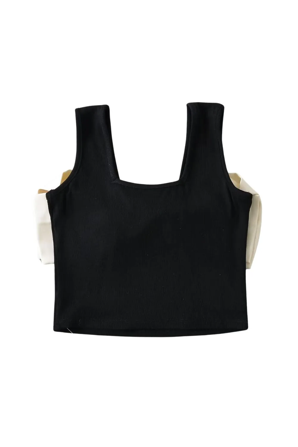 ‘Charlotte’ Bow Tie Sleeveless Crop Top sold by Goodnight Macaroon product image thumbnail 2