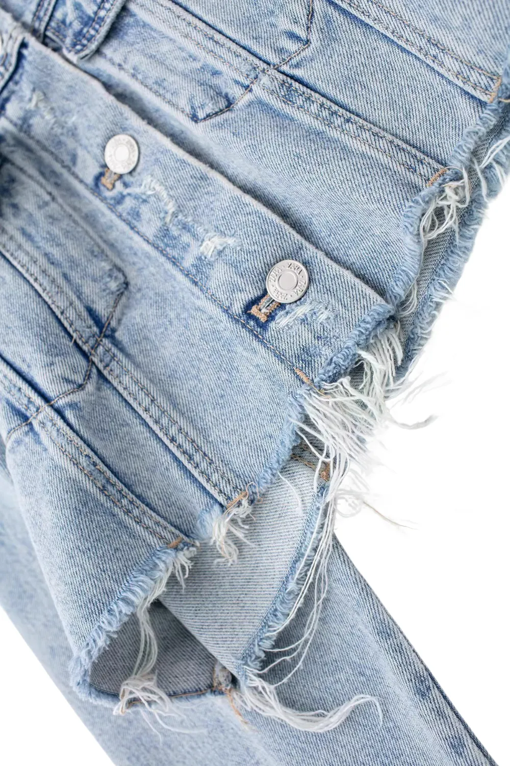 'Kelsey' Denim Short Jacket sold by Goodnight Macaroon product image thumbnail 3