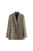 ' Brandon ' Plaid Double-Breasted Suit Jacket & Straight Skirt sold by Goodnight Macaroon