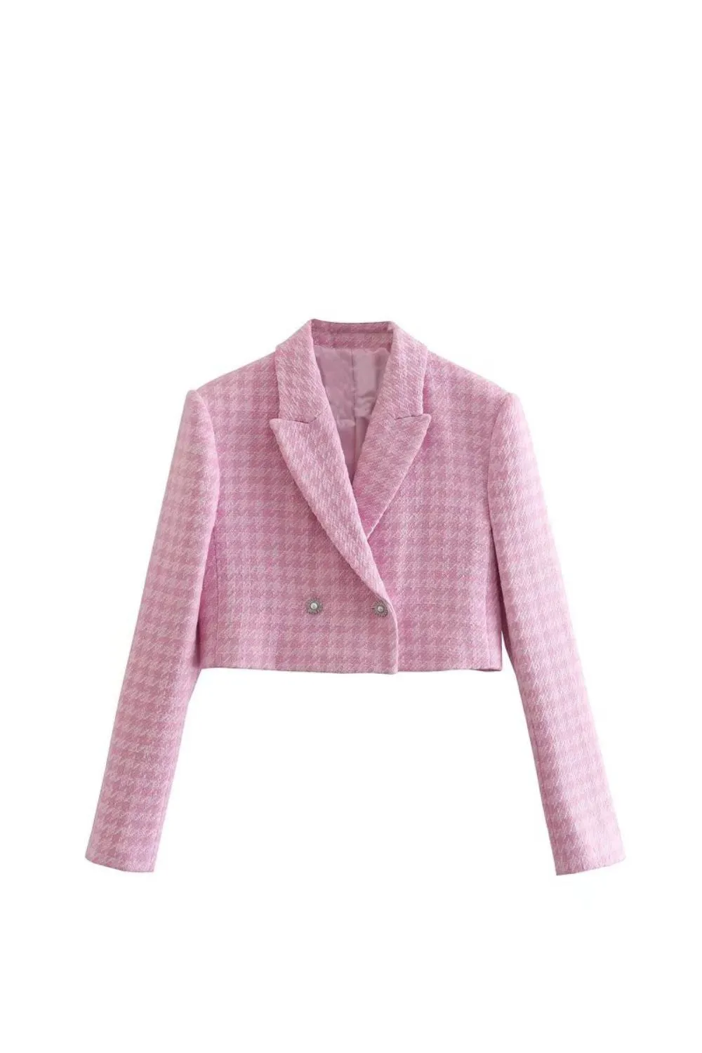 ‘ Jason’ Houndstooth Tailored Blazer & Skirt Pants (Sold Separately) sold by Goodnight Macaroon product image thumbnail 2