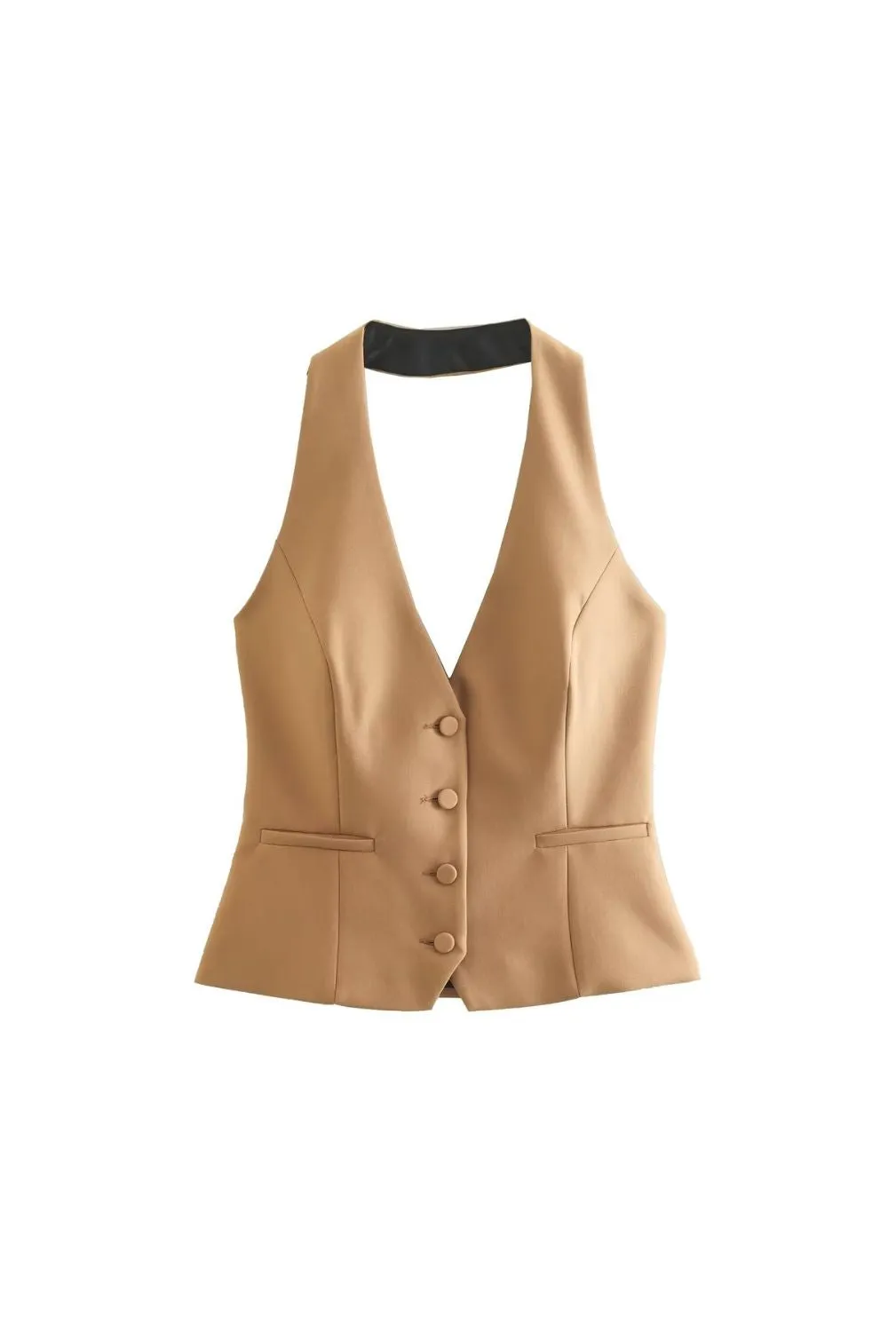 ' Christian' Halter Neck Tank Top & Split-Leg Pants (Sold Separately) sold by Goodnight Macaroon product image thumbnail 2