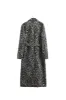 ' Jason' Zebra Print Mid-Length Wool Coat sold by Goodnight Macaroon