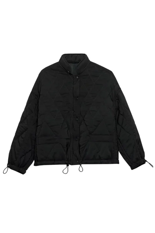 ' Austin' Stand Collar Hooded Cotton Jacket sold by Goodnight Macaroon