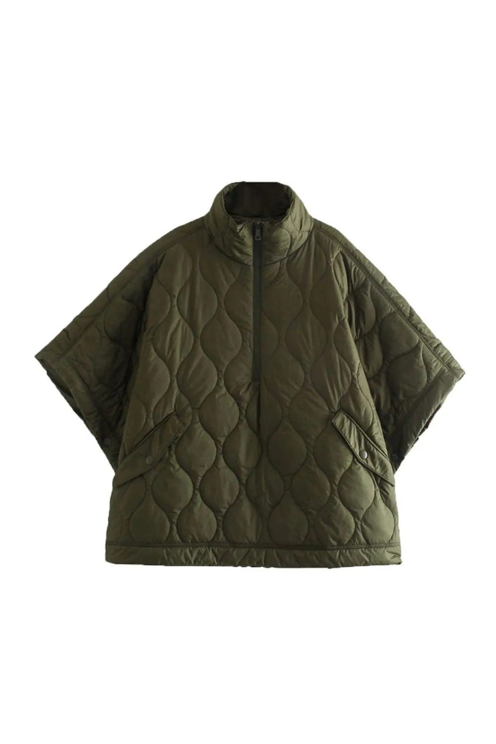 ' Kevin' Cape-Style Cotton Half-Sleeve Jacket sold by Goodnight Macaroon