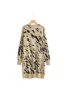 ‘ Gabriel’ Leopard Print Jacquard Mid-Length Knitted Coat sold by Goodnight Macaroon