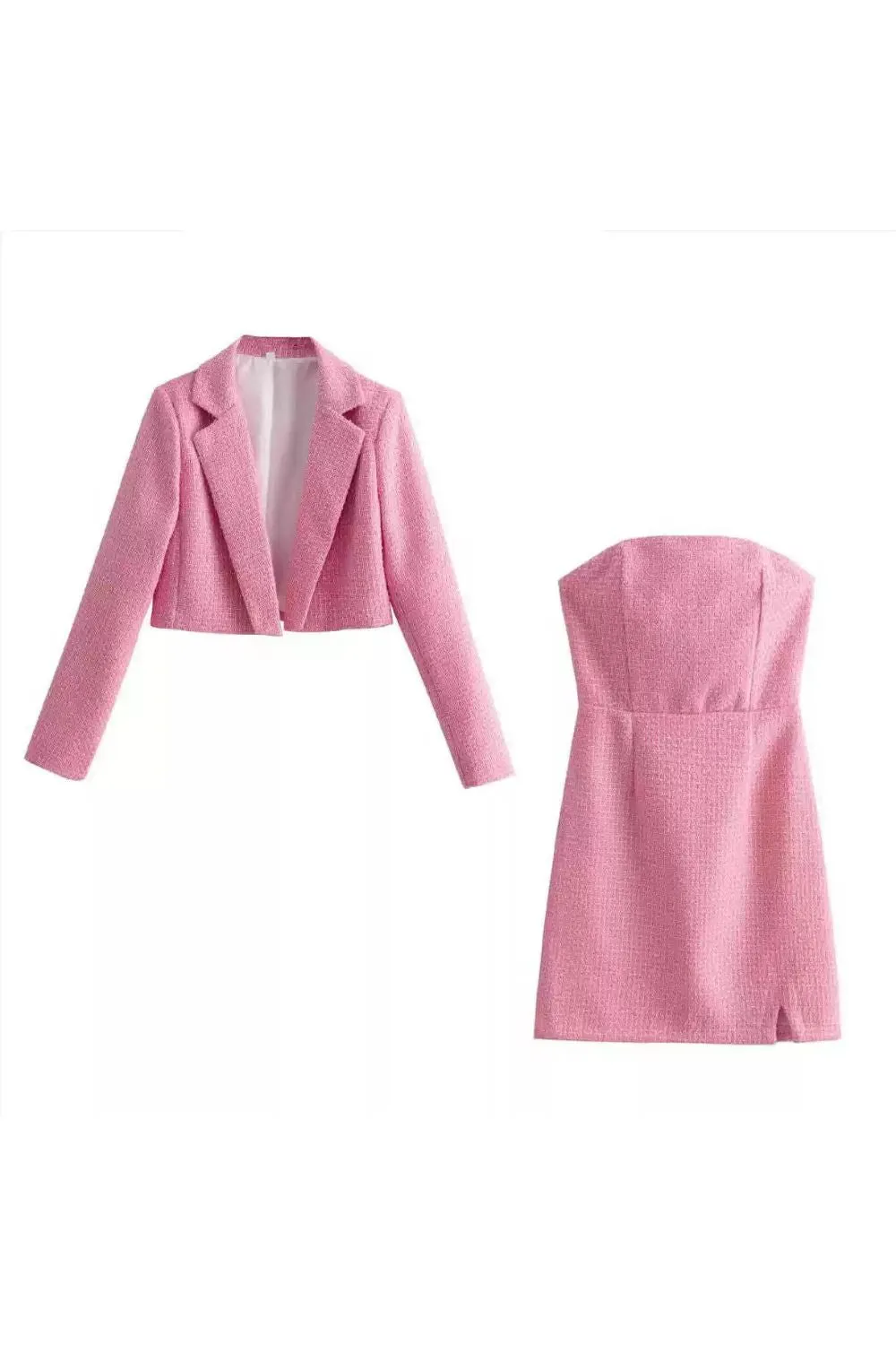 'Sophia' Exclusive Short Suit Jacket & Sexy Dress Set sold by Goodnight Macaroon product image thumbnail 2