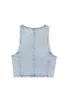 'Mia' V-Neck Denim Vest & Mini Skirt Set  (Sold Separately) sold by Goodnight Macaroon