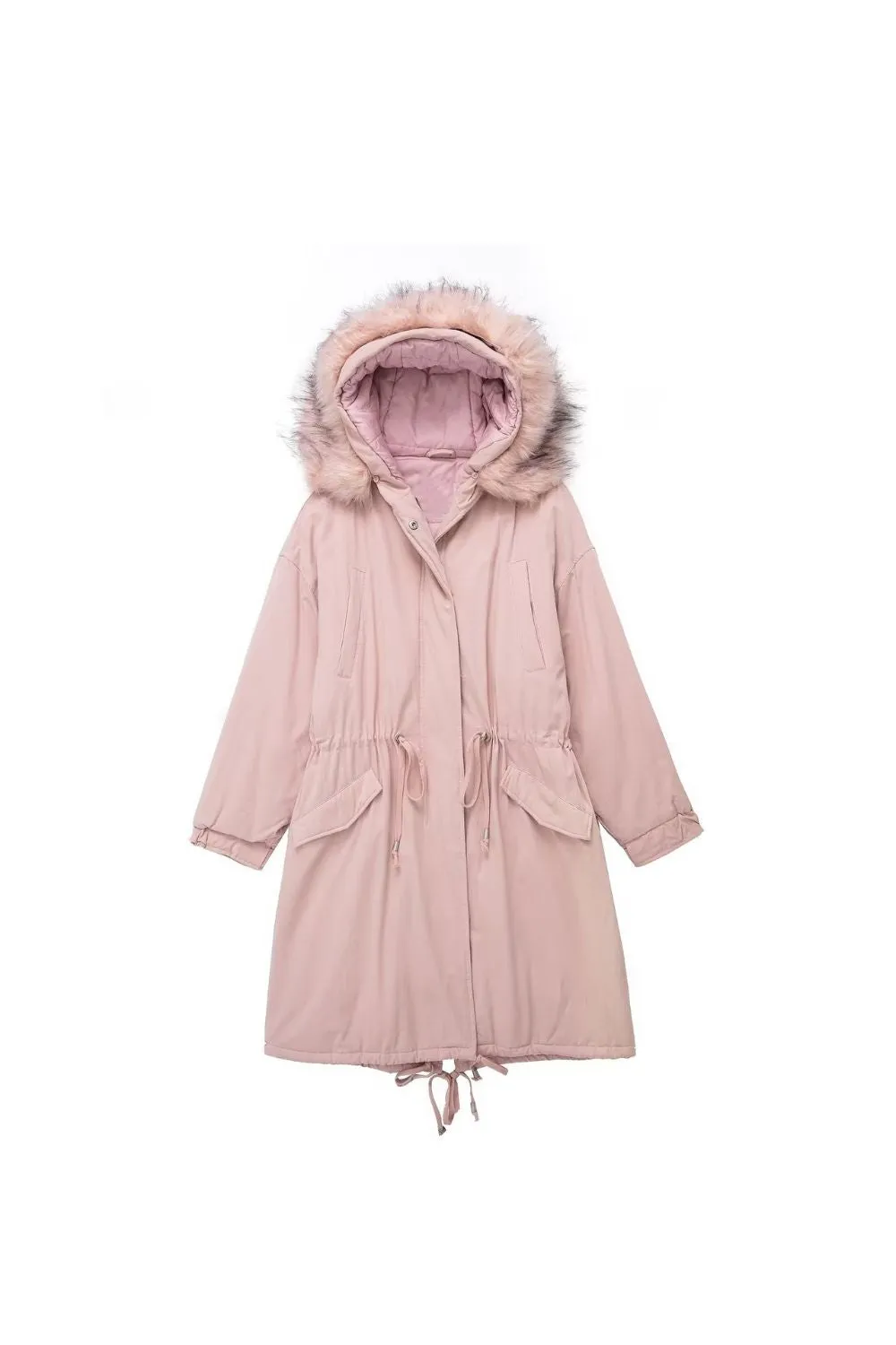 ‘ Levi’ Mid-Length Hooded Parka sold by Goodnight Macaroon product image thumbnail 3