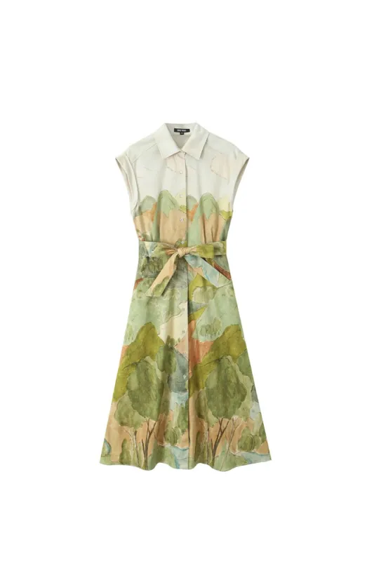 'Piper' Printed Midi Dress sold by Goodnight Macaroon