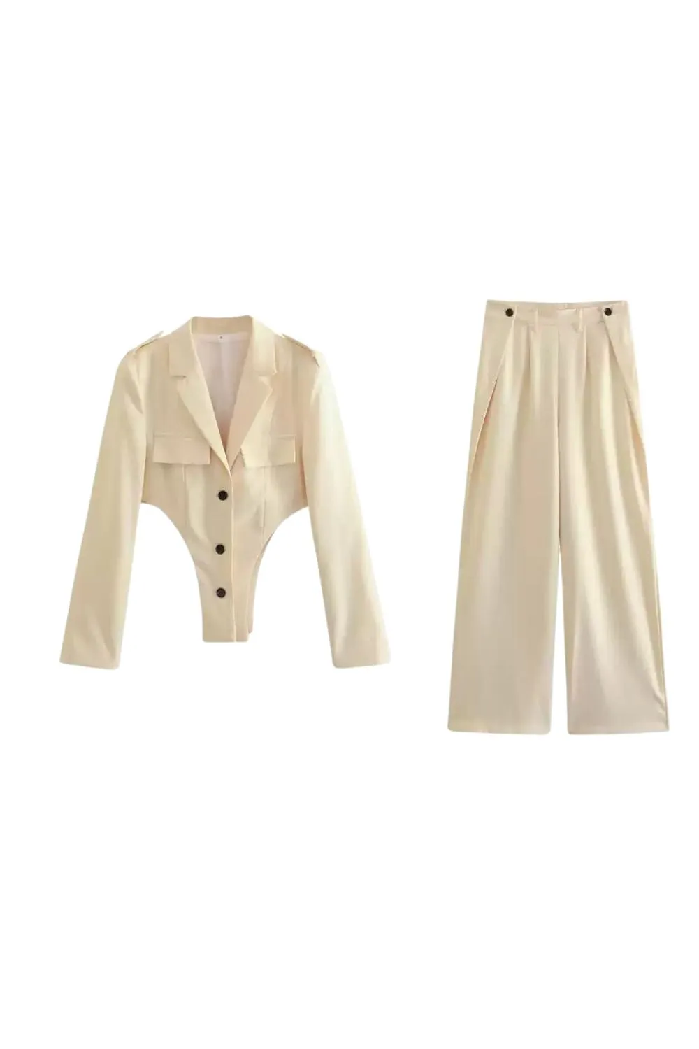 ‘ Ian’ Swimsuit-Inspired Blazer & Trousers (Sold Separately) sold by Goodnight Macaroon