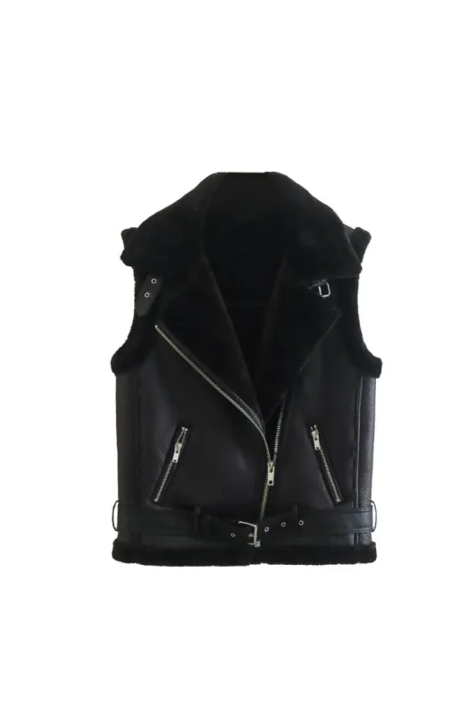 ' Colton' Black Reversible Sleeveless Vest Top sold by Goodnight Macaroon