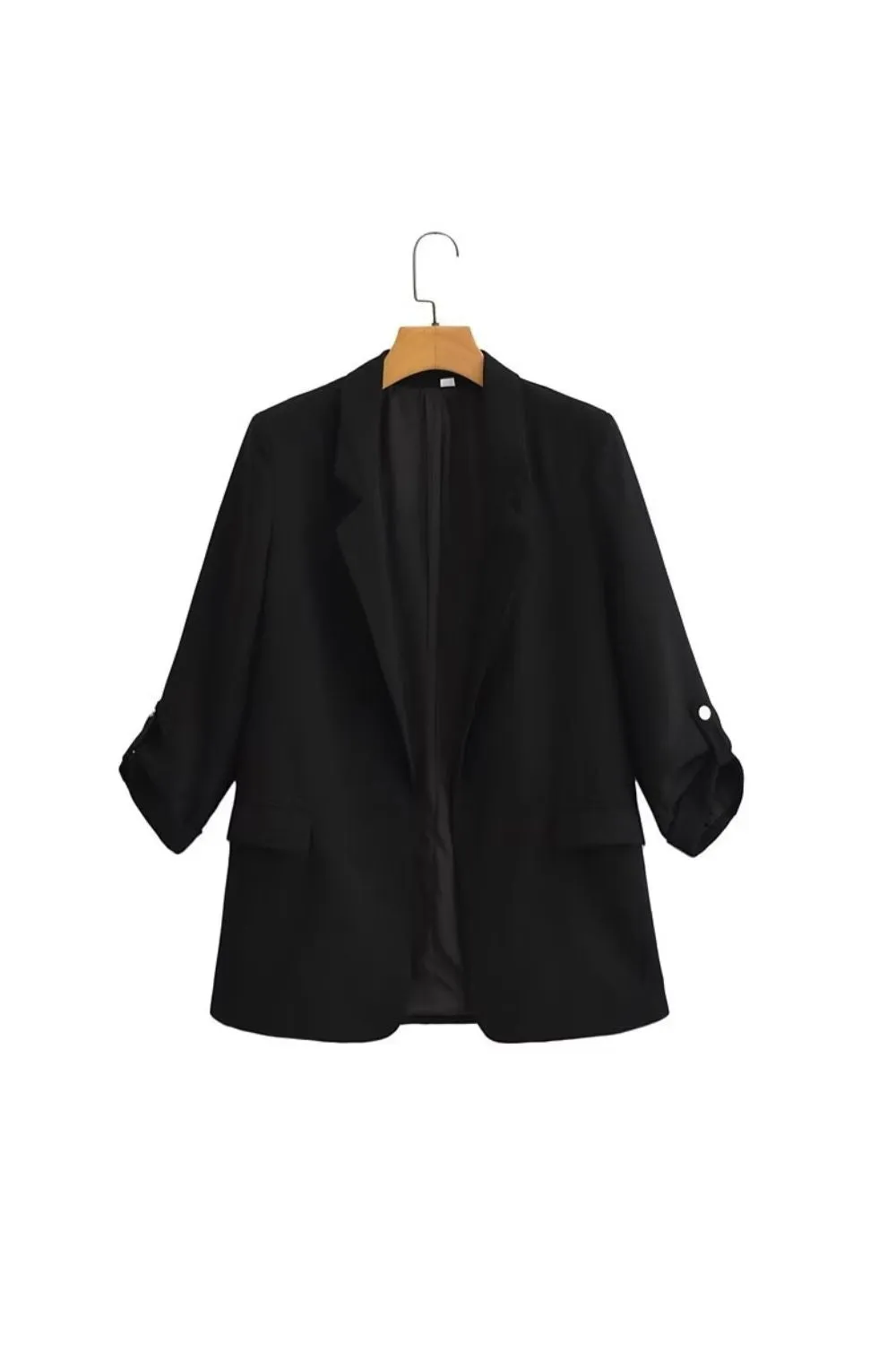 ' Jaxon' Casual Roll-Sleeve Relaxed Blazer sold by Goodnight Macaroon product image thumbnail 4