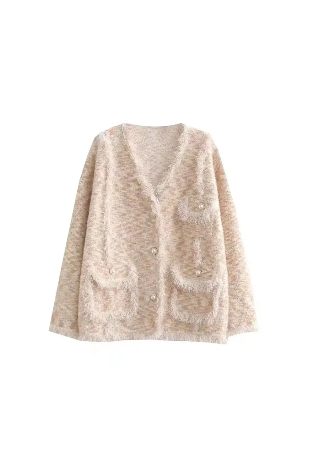 ' Angel' Tassel-Pocket Knit Jacket sold by Goodnight Macaroon product image thumbnail 2