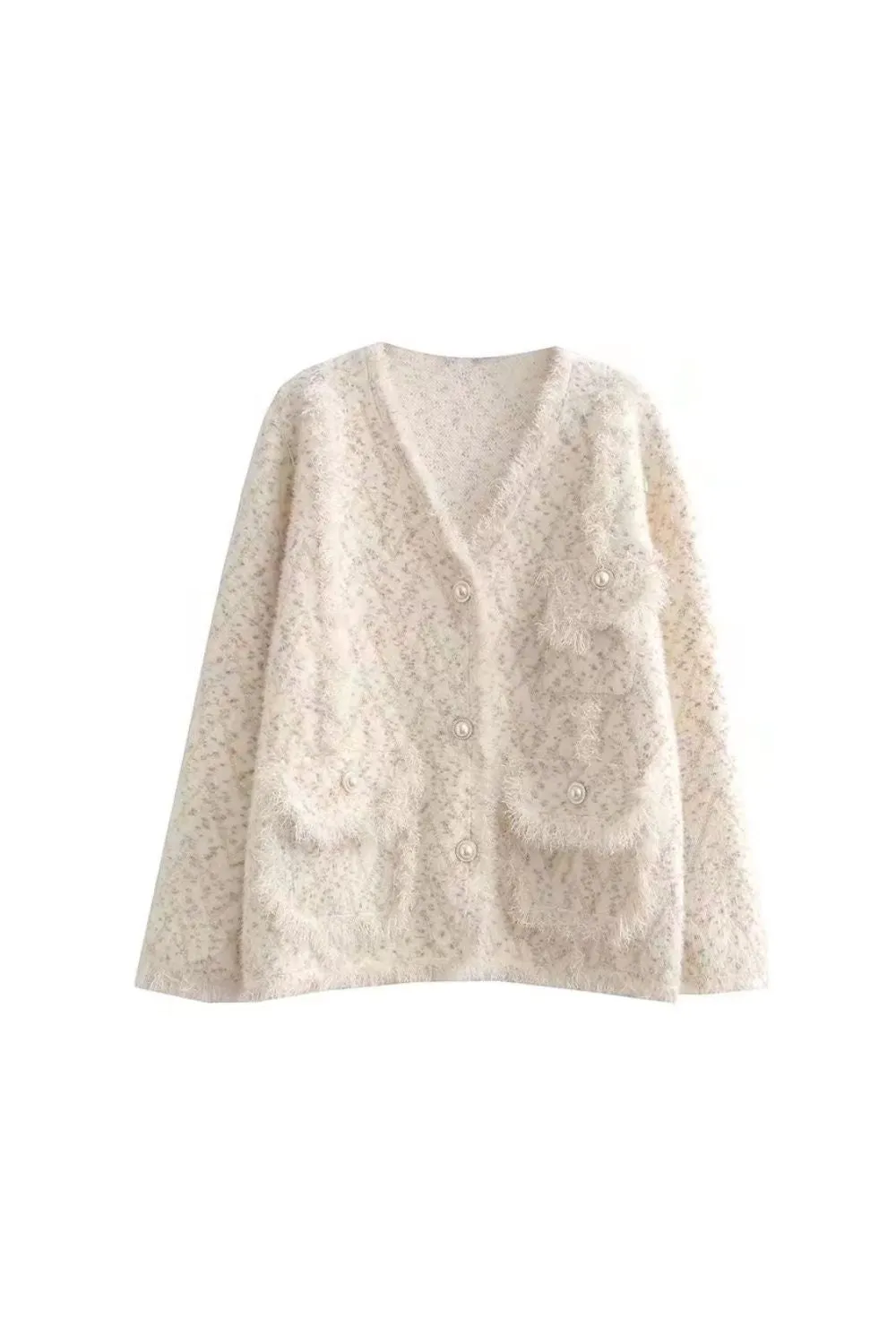 ' Angel' Tassel-Pocket Knit Jacket sold by Goodnight Macaroon product image thumbnail 4