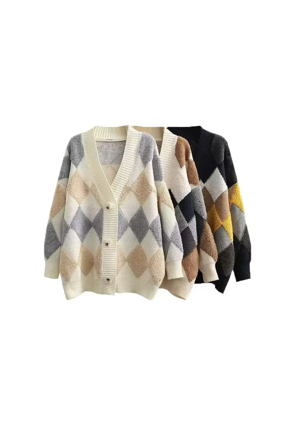 ‘ Jack’ Chic V-Neck Knit Cardigan sold by Goodnight Macaroon