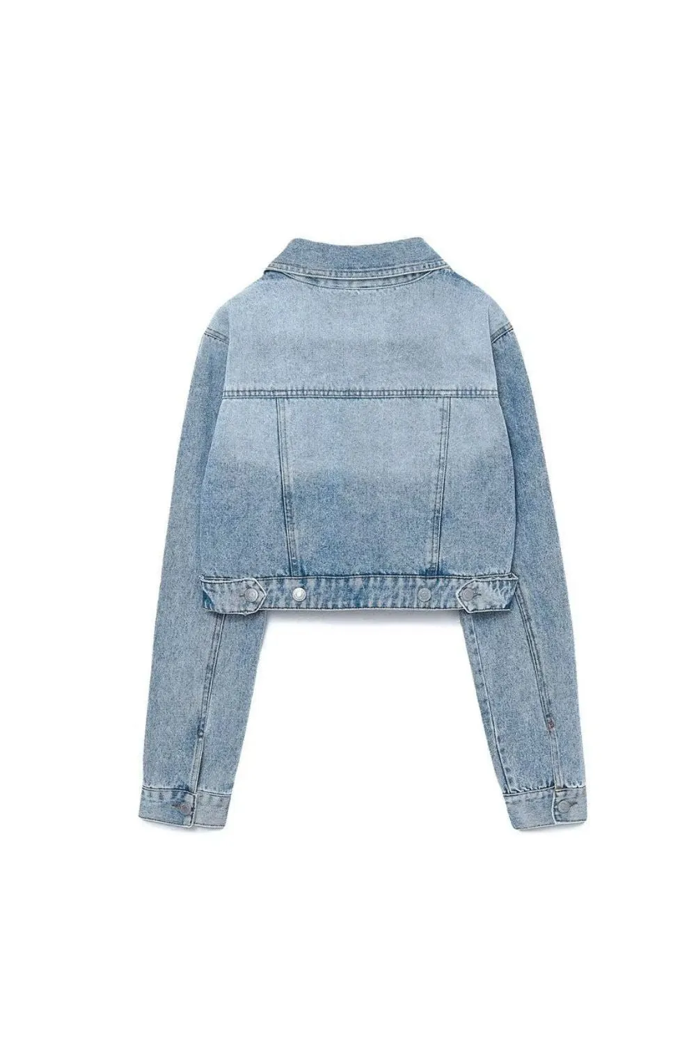 ' Jordan' Collared Long-Sleeve Denim Jacket sold by Goodnight Macaroon product image thumbnail 2