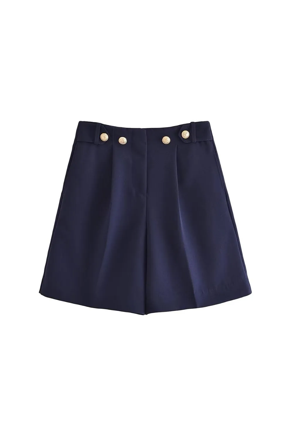 ‘Layla’ Gold-Buttoned Blazer & High-Waist Shorts (Sold Separately) sold by Goodnight Macaroon product image thumbnail 4