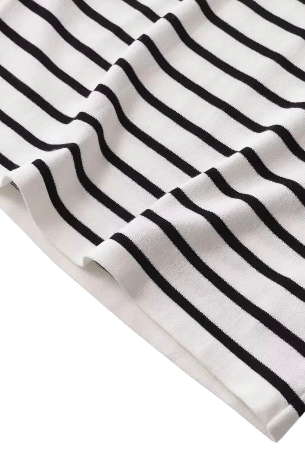 'Feodora' Casual Black and White Knitwear sold by Goodnight Macaroon product image thumbnail 5