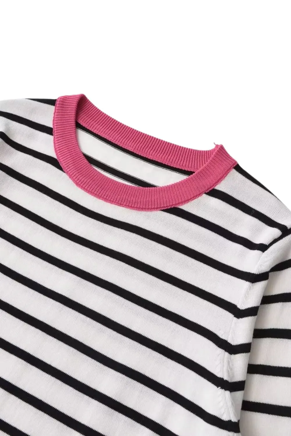 'Feodora' Casual Black and White Knitwear sold by Goodnight Macaroon product image thumbnail 3
