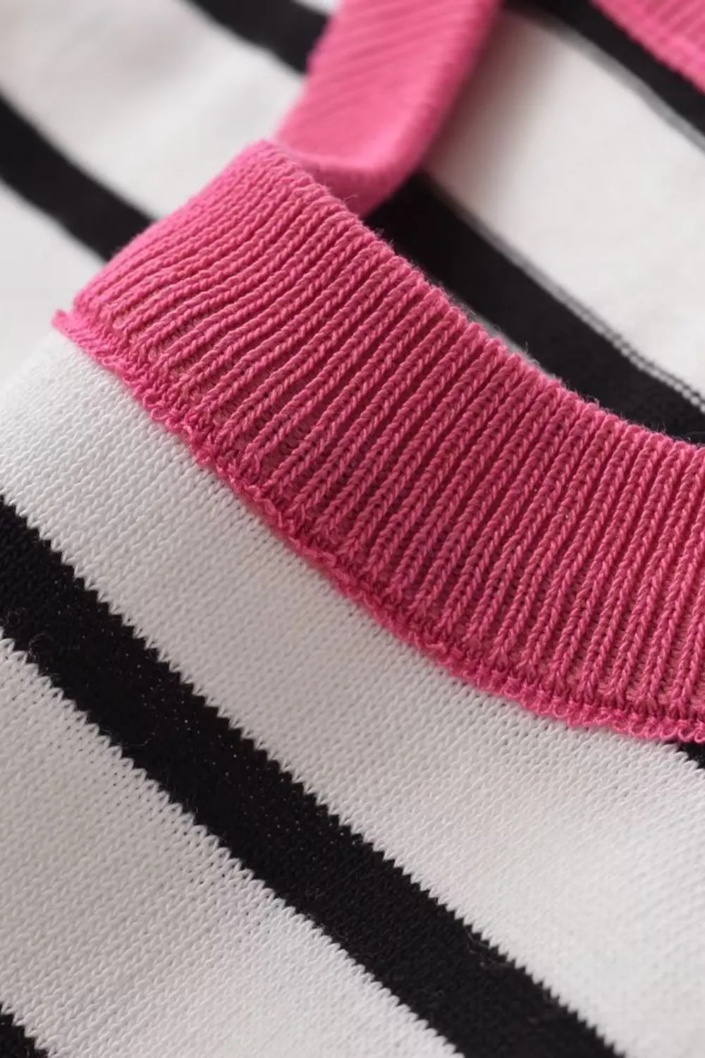 'Feodora' Casual Black and White Knitwear sold by Goodnight Macaroon product image thumbnail 4