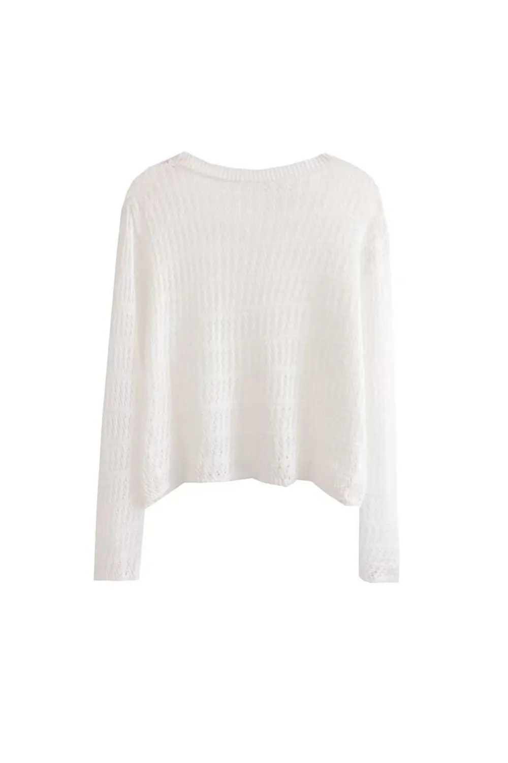 ‘Zlata’ Cropped Design-Sense Knit Top sold by Goodnight Macaroon product image thumbnail 5