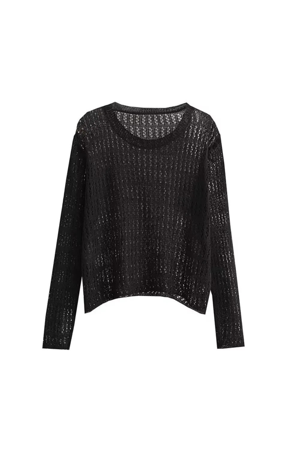 ‘Zlata’ Cropped Design-Sense Knit Top sold by Goodnight Macaroon product image thumbnail 2