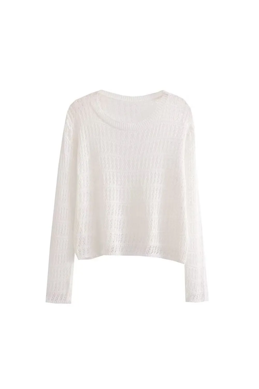 ‘Zlata’ Cropped Design-Sense Knit Top sold by Goodnight Macaroon product image thumbnail 4