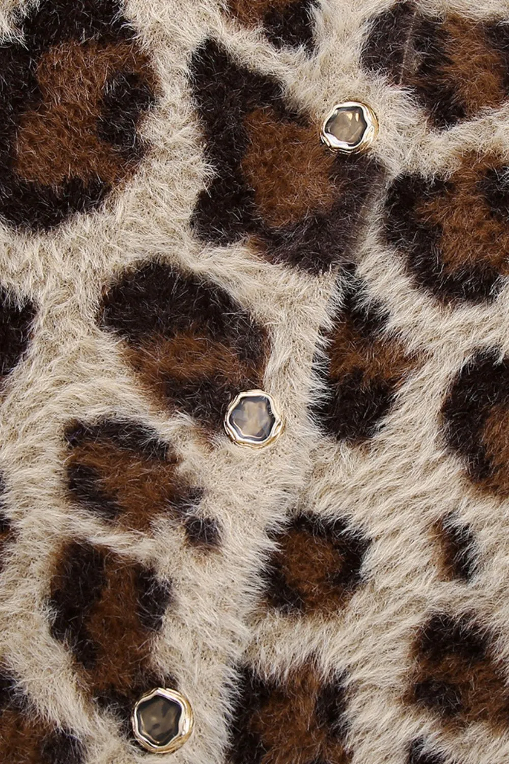 ‘Willow’ Leopard Print Knit Cardigan sold by Goodnight Macaroon product image thumbnail 4