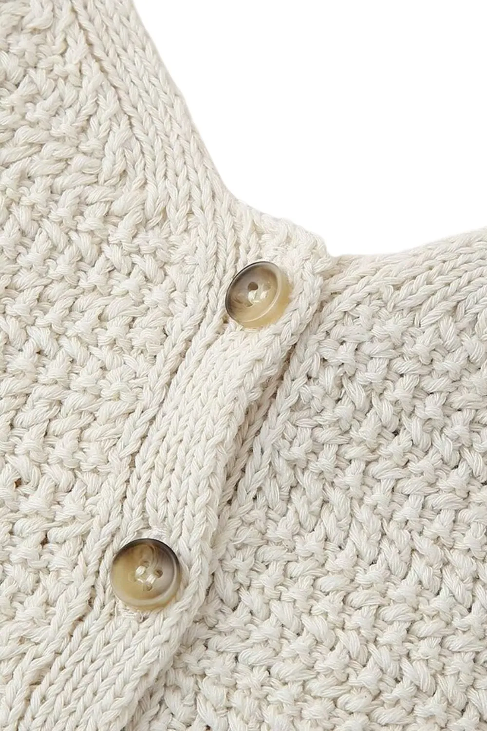 'Martha' Minimalist Tied-Knit Top sold by Goodnight Macaroon product image thumbnail 4