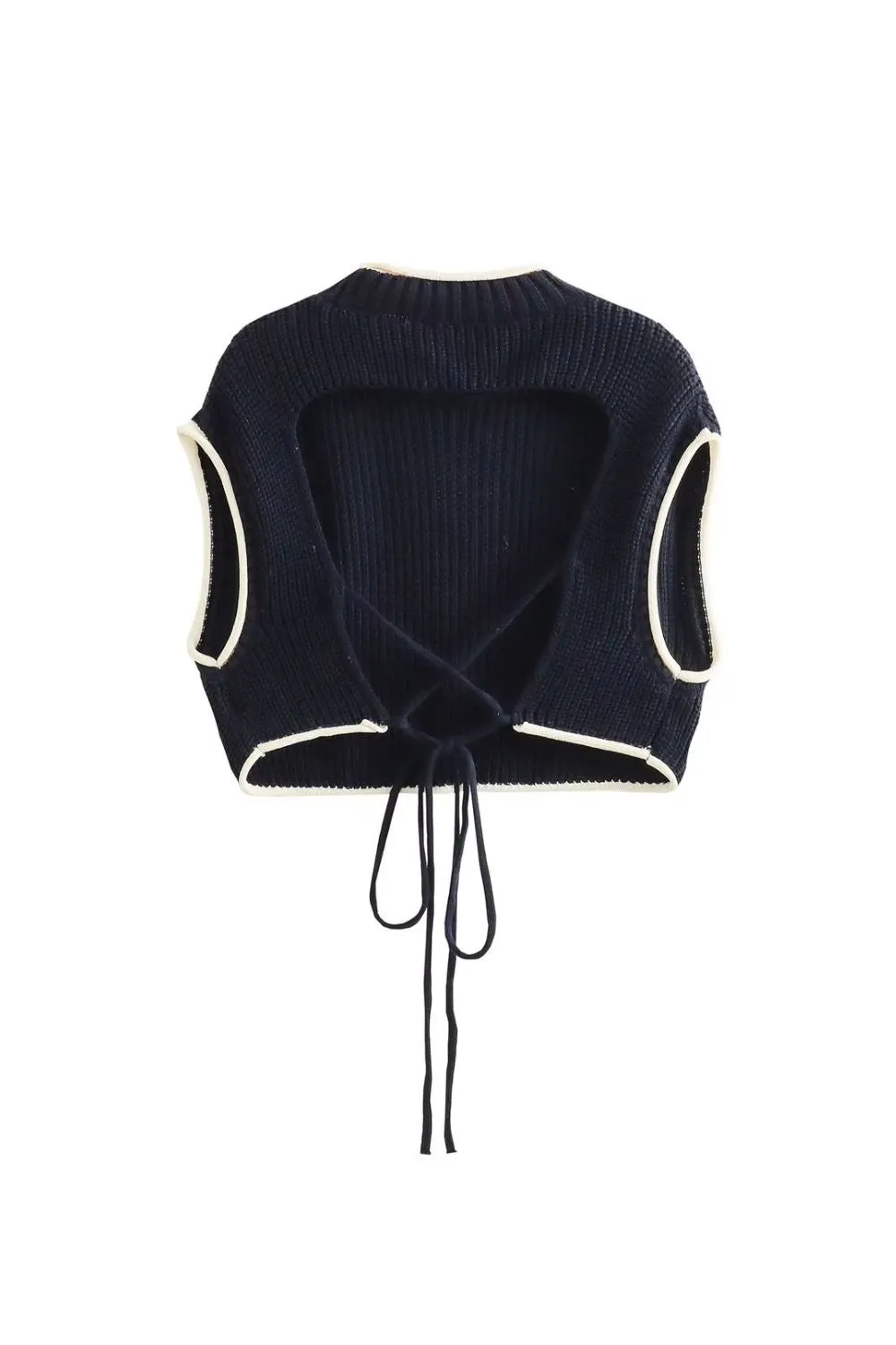 'Tilly' Sleeveless Knit Crop Top sold by Goodnight Macaroon product image thumbnail 2