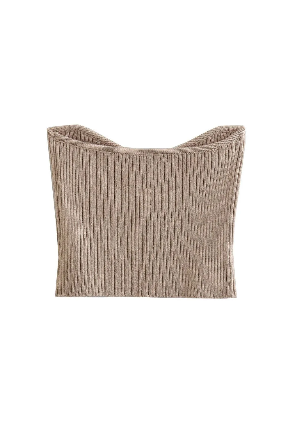 'Harriet' Off-Shoulder Knit Crop Top sold by Goodnight Macaroon product image thumbnail 2