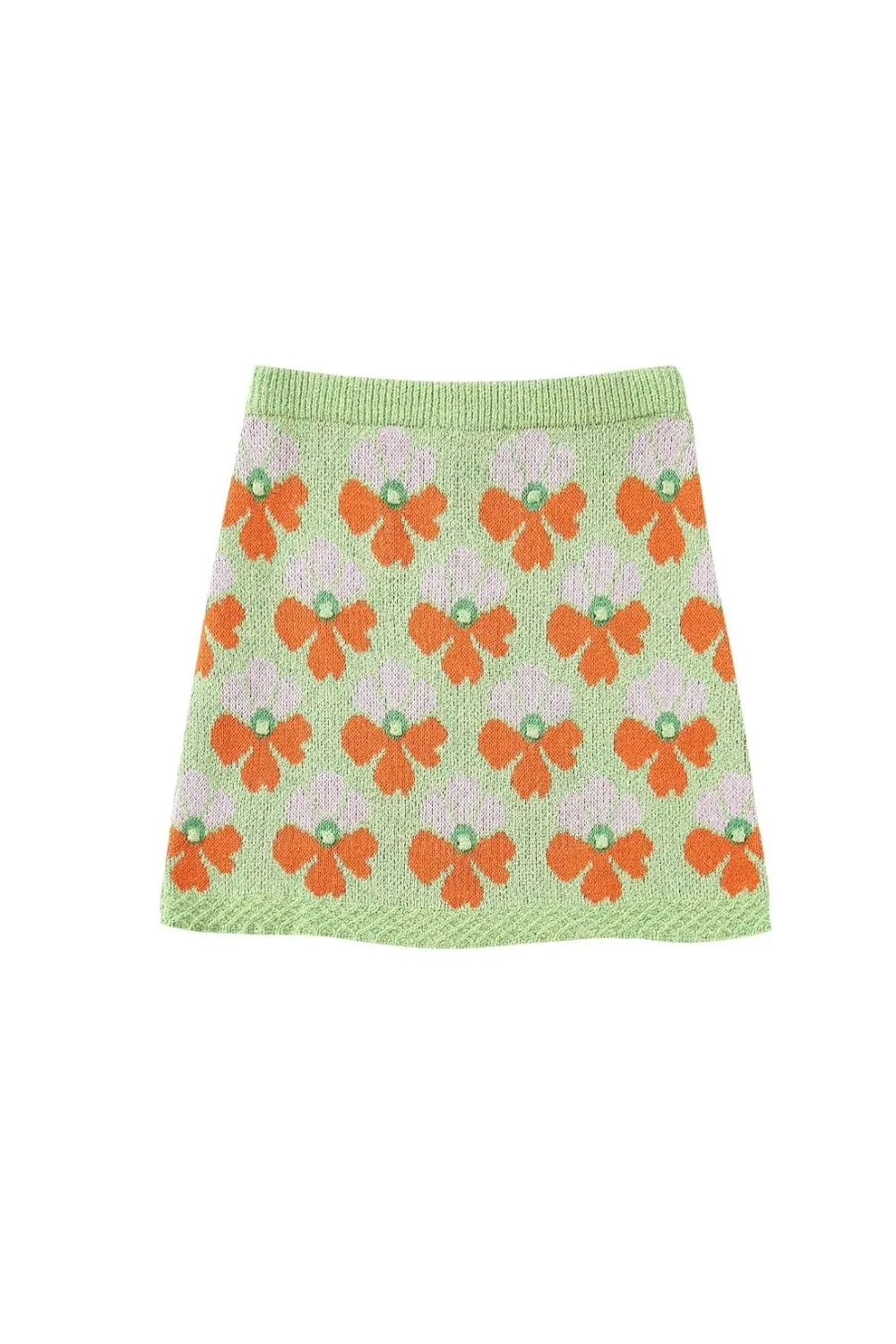 'Lottie' Polo-Neck Knit Top & Mini Skirt sold by Goodnight Macaroon product image thumbnail 5