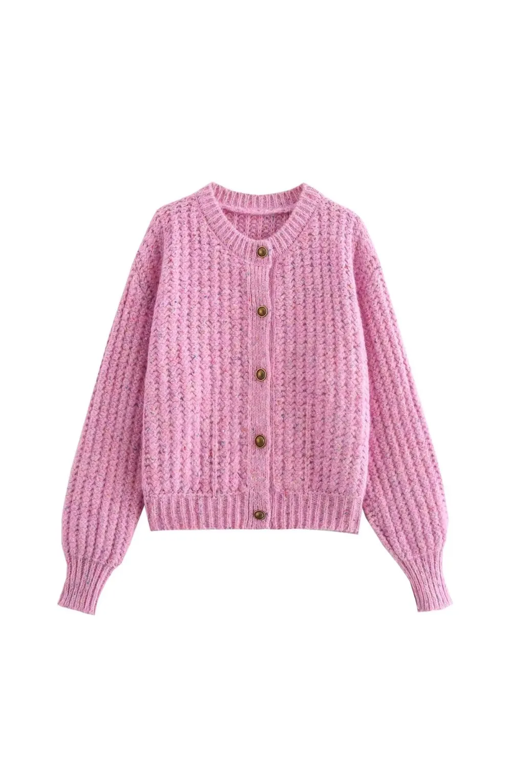 ‘Sara’ Colorful Dotted Knit Cardigan sold by Goodnight Macaroon product image thumbnail 4