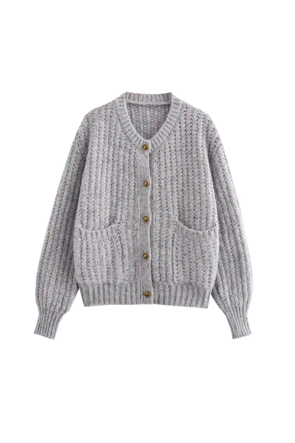 ‘Sara’ Colorful Dotted Knit Cardigan sold by Goodnight Macaroon product image thumbnail 2