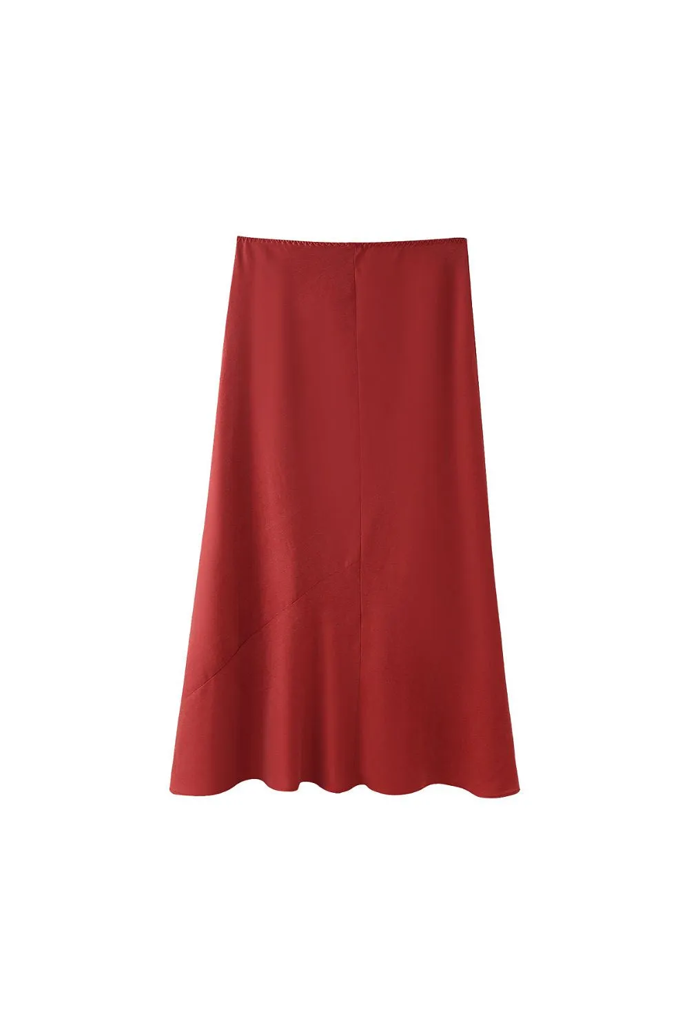 'Julia' Chic Satin Midi Skirt (2 color) sold by Goodnight Macaroon product image thumbnail 5