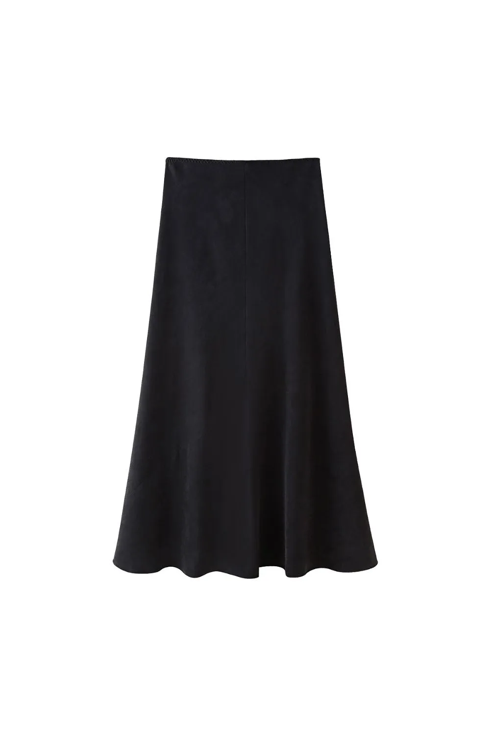 'Julia' Chic Satin Midi Skirt (2 color) sold by Goodnight Macaroon product image thumbnail 3