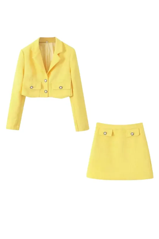 'Eleanor'  Suit Jacket & Mini Skirt Set (Sold Separately) sold by Goodnight Macaroon
