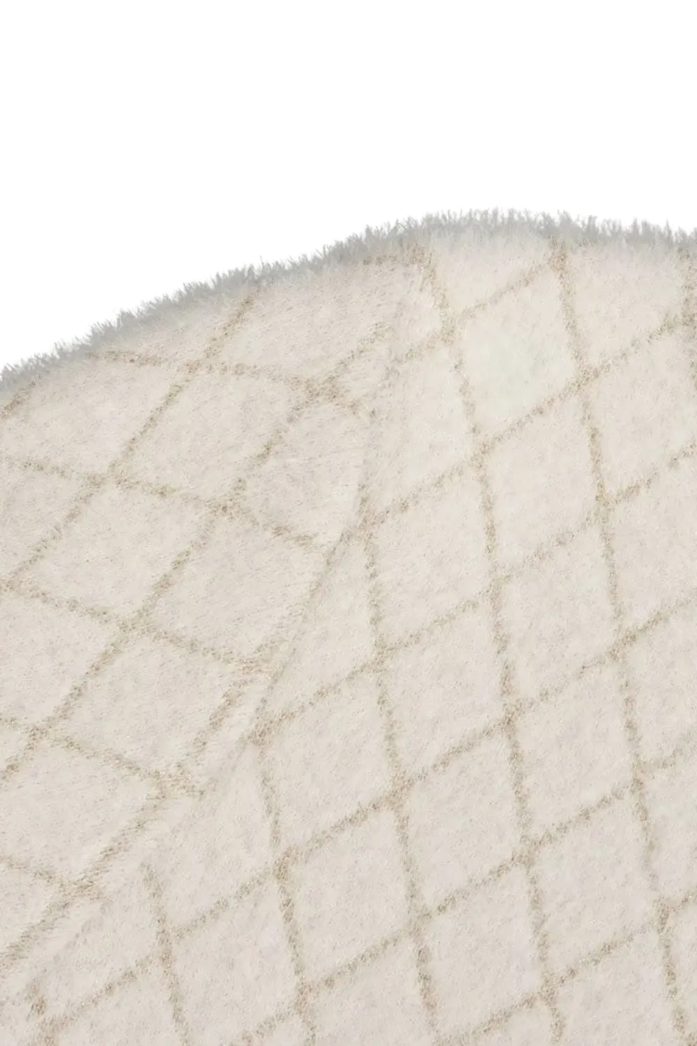 'Yuliya' Metallic Trim Diamond Knit Sweater sold by Goodnight Macaroon product image thumbnail 4