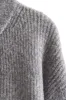 'Darina' Zipped Knit Aviator Jacket sold by Goodnight Macaroon