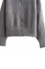 'Darina' Zipped Knit Aviator Jacket sold by Goodnight Macaroon