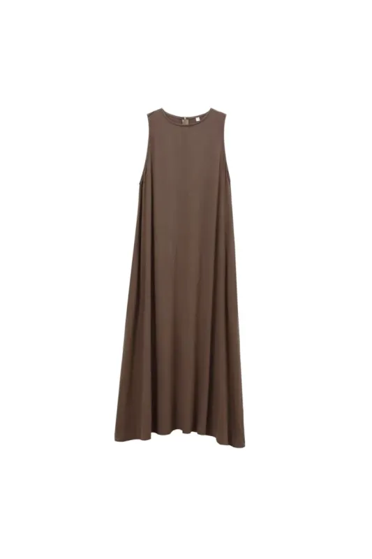 'Serenity' Sleeveless Loose Midi Dress sold by Goodnight Macaroon
