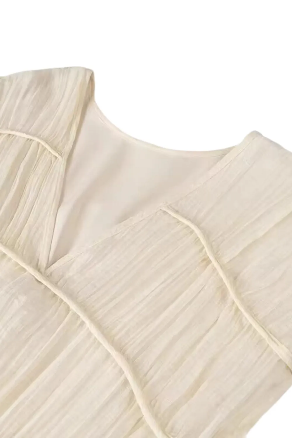 'Lyla' Elegant Sleeveless Pleated Maxi Dress sold by Goodnight Macaroon product image thumbnail 3