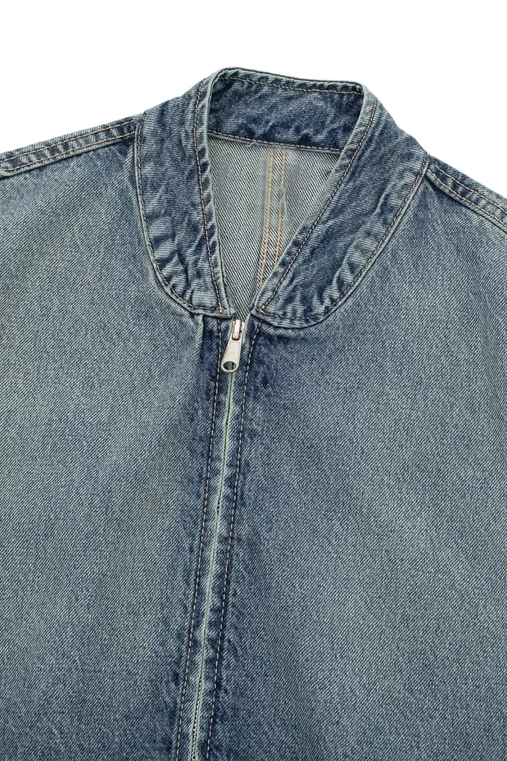 'Kayla' Loose Denim Pilot Jacket sold by Goodnight Macaroon product image thumbnail 3