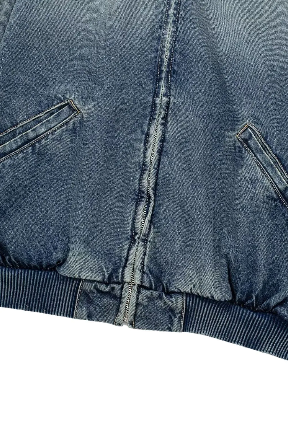 'Kayla' Loose Denim Pilot Jacket sold by Goodnight Macaroon product image thumbnail 4